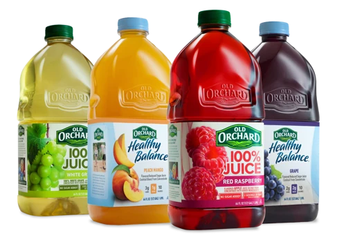 Old Orchard Juice Labels