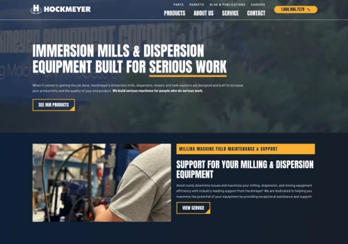 Hockmeyer - Providing a Leading Company with a Web