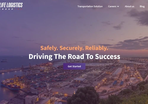 Web development for logistics company