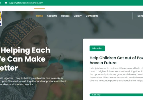 Design a Website for NGO