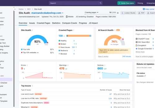 SEO and Web Optmization of the website