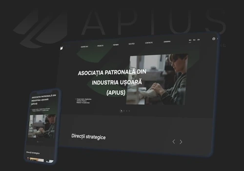 Website redesign for APIUS