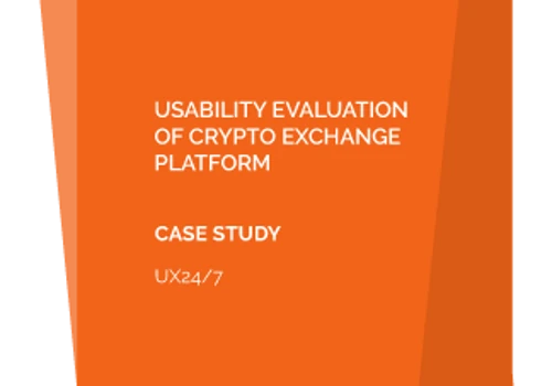 Usability evaluation of Crypto Currency Exchange