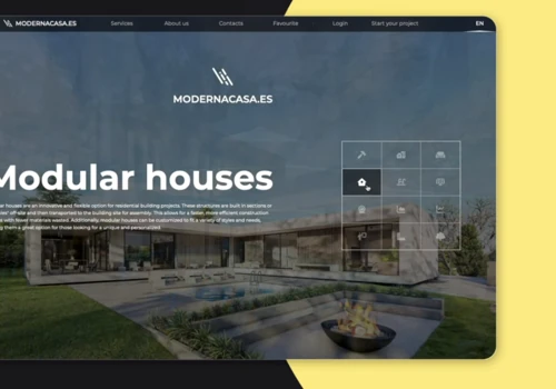 Modernacasa | Web design, UX, UI, CX