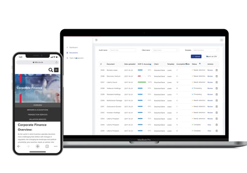Data Organization Software for Audit Firm