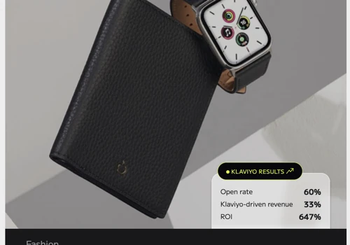 Klaviyo for Tech fashion: ROI Increased to 647%