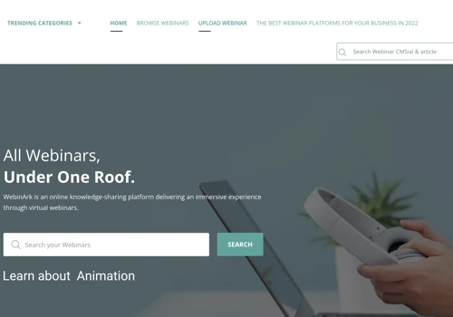 Web Design & Online Marketing for Webinar Platform