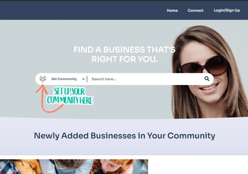 Listing web and mobile app