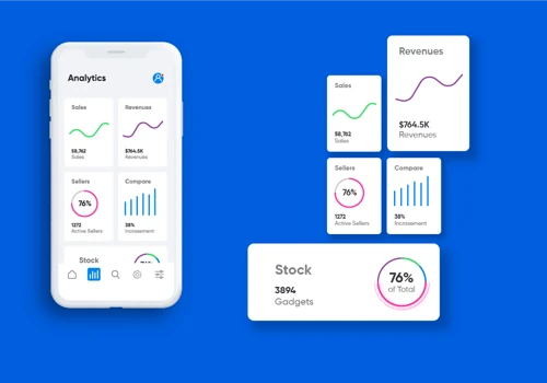 Seller Analytics Page Mobile UI