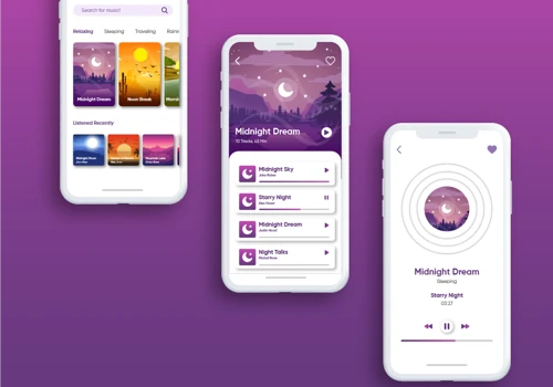 A Meditation App UI Design