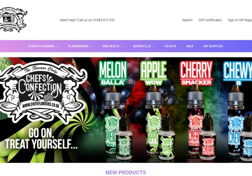 Chefs Flavours - eCommerce Design
