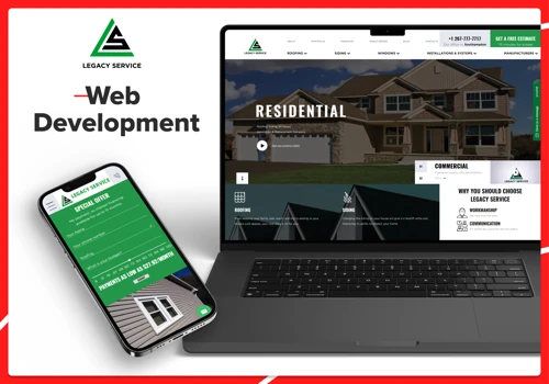 Website for Legacy Services Residential