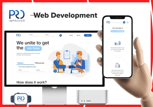 Web app for construction startup