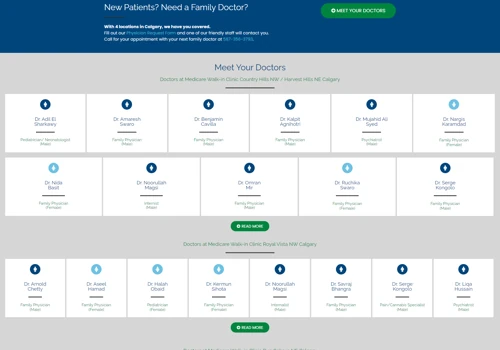 Website Design, SEO & PPC for a Medical Walk-in Clinic with 4 locations
