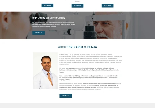 Full Branding Services for a Calgary Eye Clinic