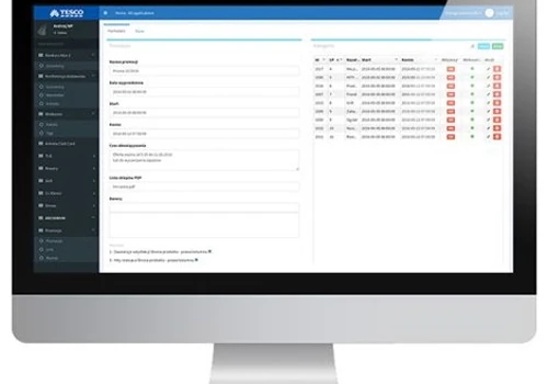 Management system for Tesco's local initiative support program