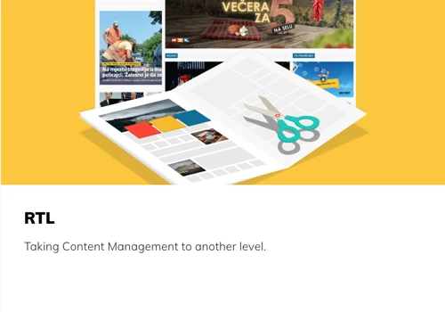 RTL Enterprise CMS development