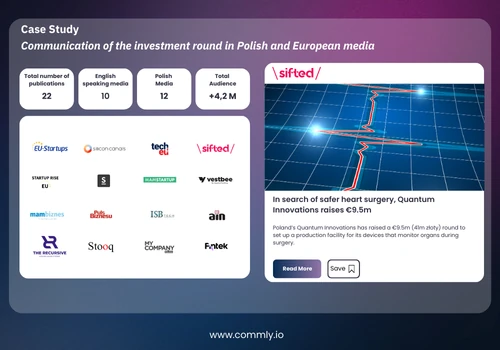 European PR campaign for a tech company.