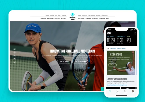 UTR Sports - Web Platform & Mobile App Development