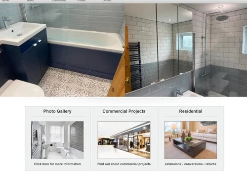 Website designing for KV Design and Build Ltd