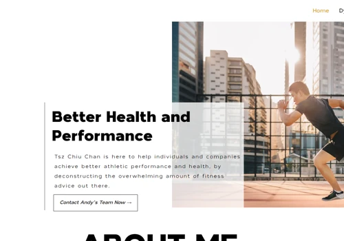 Tsz Chiu Andy Fitness Coach Website