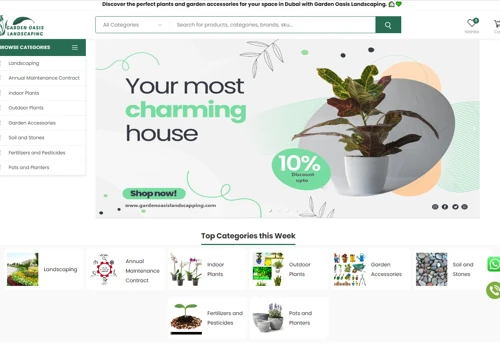 Garden & Flower Product Selling Online Admin Panel