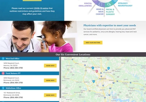 Regional ear, nose and throat medical practice increases patient volumes while reducing ad spend