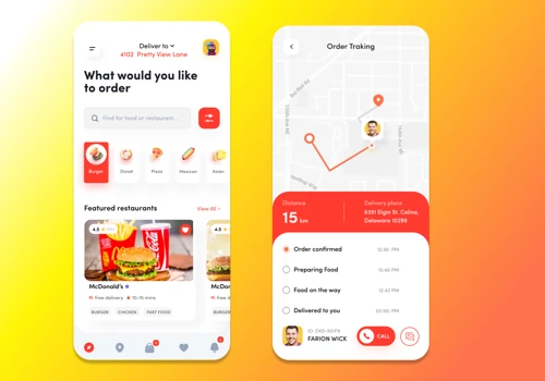 Food Delivery App Design
