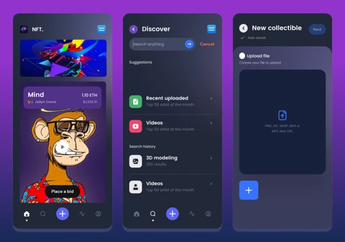 NFT MarketPlace - UI UX