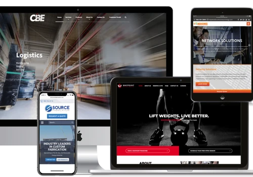 BlueMatrix Media Web Design Examples
