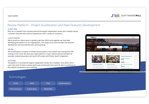 Reco.se - Project Acceleration and New Features