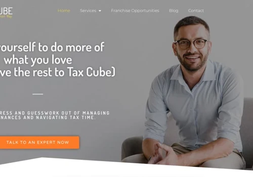 Tax Cube Webdesign