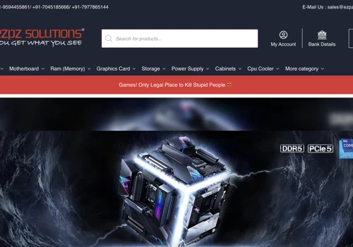 Ezpz Solutions Website Development