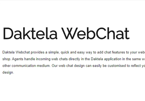 Web chat