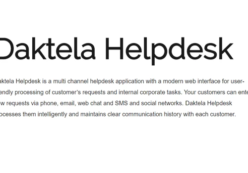 Helpdesk / ticketing