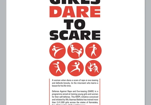 DARE - Women's Self Defense Programme Ad