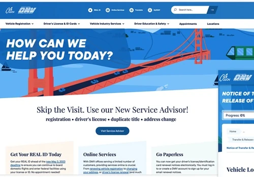 Improving California DMV's Web Applications