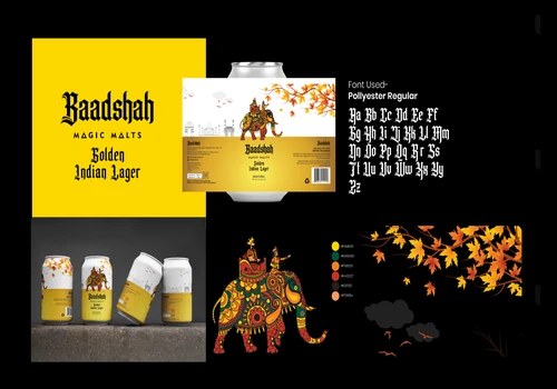 Brand & Packaging Design for Baadshah Lager