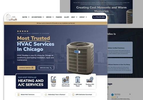 HVAC Buddies Web Design