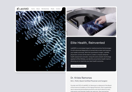 LabXMD | Branding + Framer Website