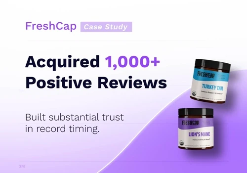 1,000+ Positive Reviews Acquired