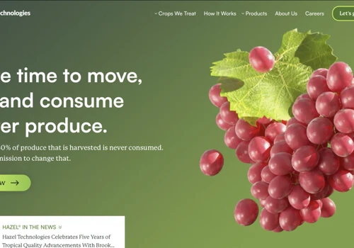 Hazel Technologies Website