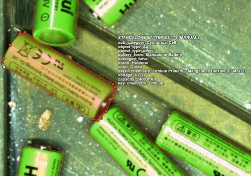 Battery Image Segmentation + Attributes
