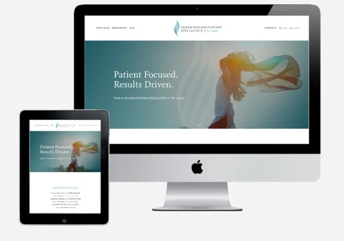 Custom website for a doctor's office in St. Louis, Missouri