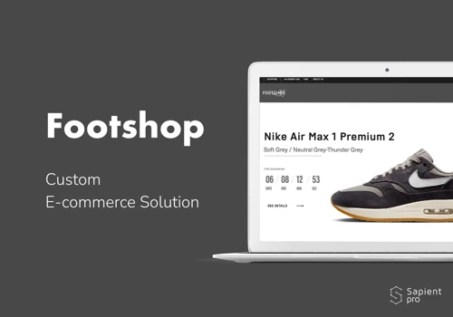 Footshop – E-commerce Web Development