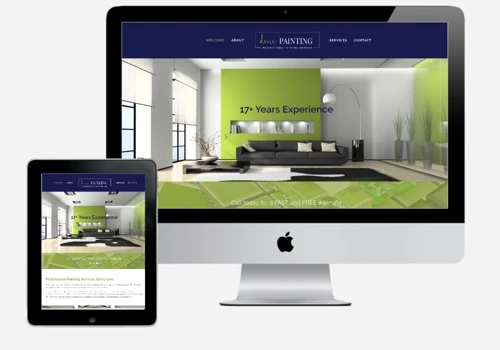 Custom Website for Professional Painter located in St. Louis, Missouri