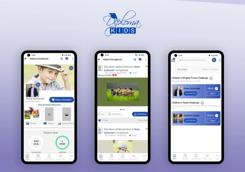 DiplomaKids Mobile apps and Website