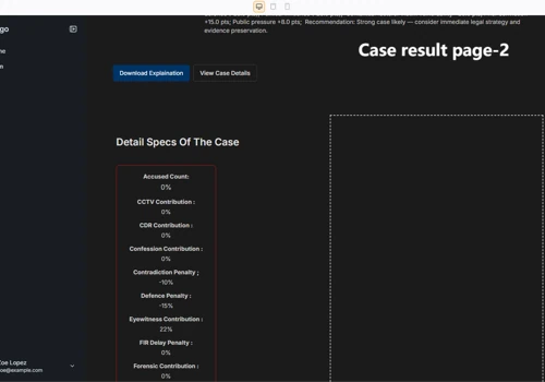 Criminal Case Predicter