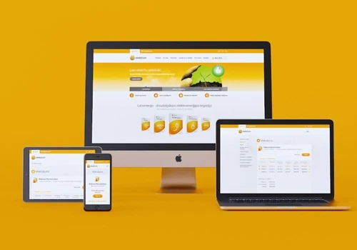 Elektrum.lv customer self-service portal