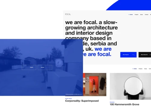 Focal.one website design and development